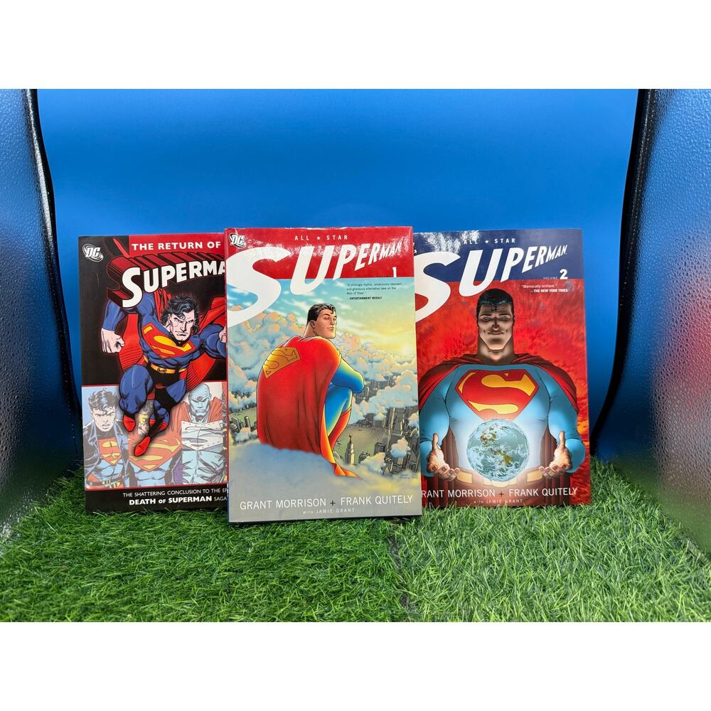 Superman Graphic Novel Collection-3 Book Lot(All-Star/Return Superman